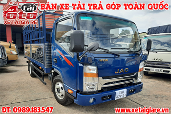 Xe Tải JAC 3T5 N350 Thùng Bạt Cabin ISUZU 2021 | Xe Tải JAC N350 Thùng Dài 4m4